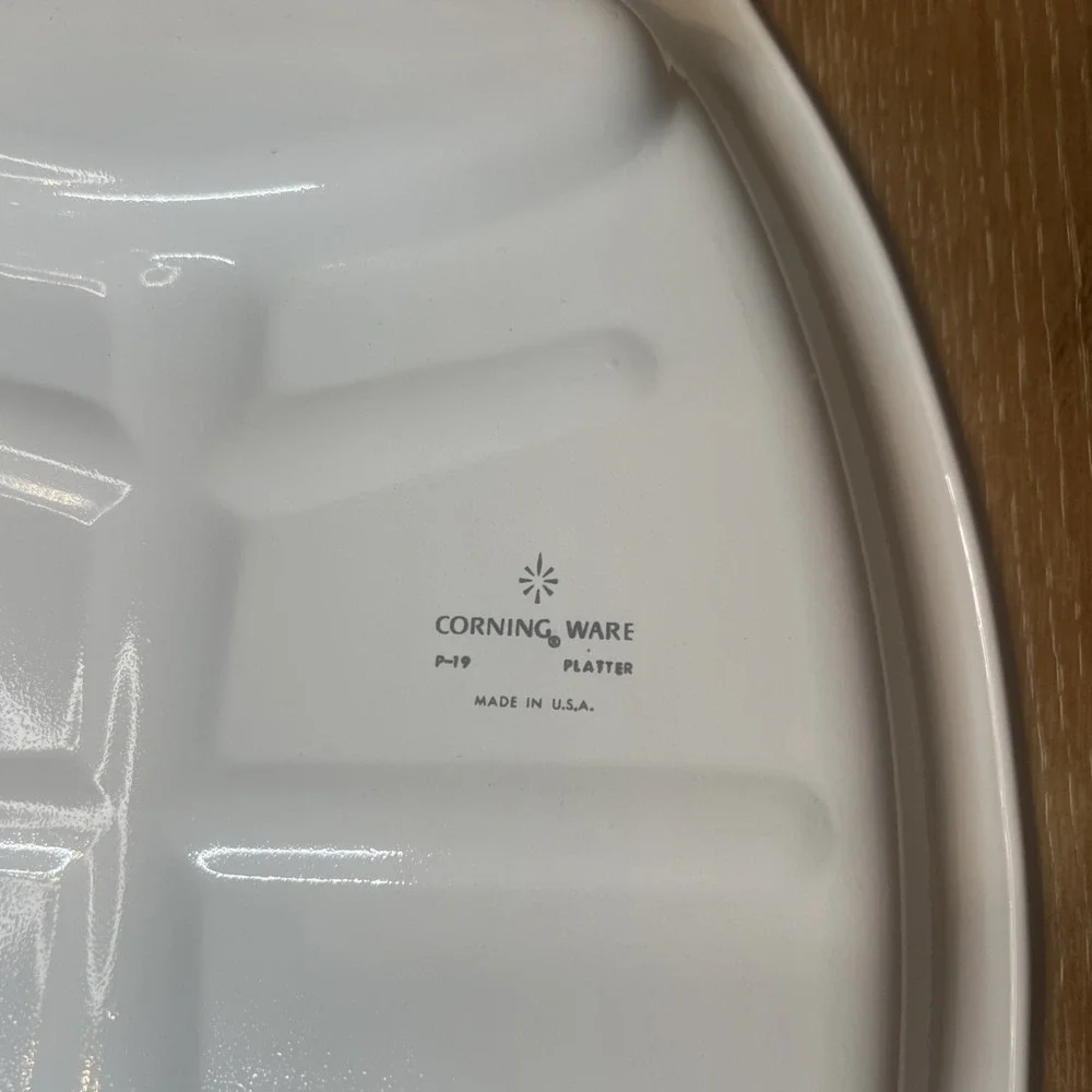 Corning Ware Oval Serving Platter 16.5